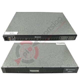 QLogic SANbox 5200 16-Port 2Gb + 4-Port 10Gb Fibre Channel Switch PN 31087-11A
