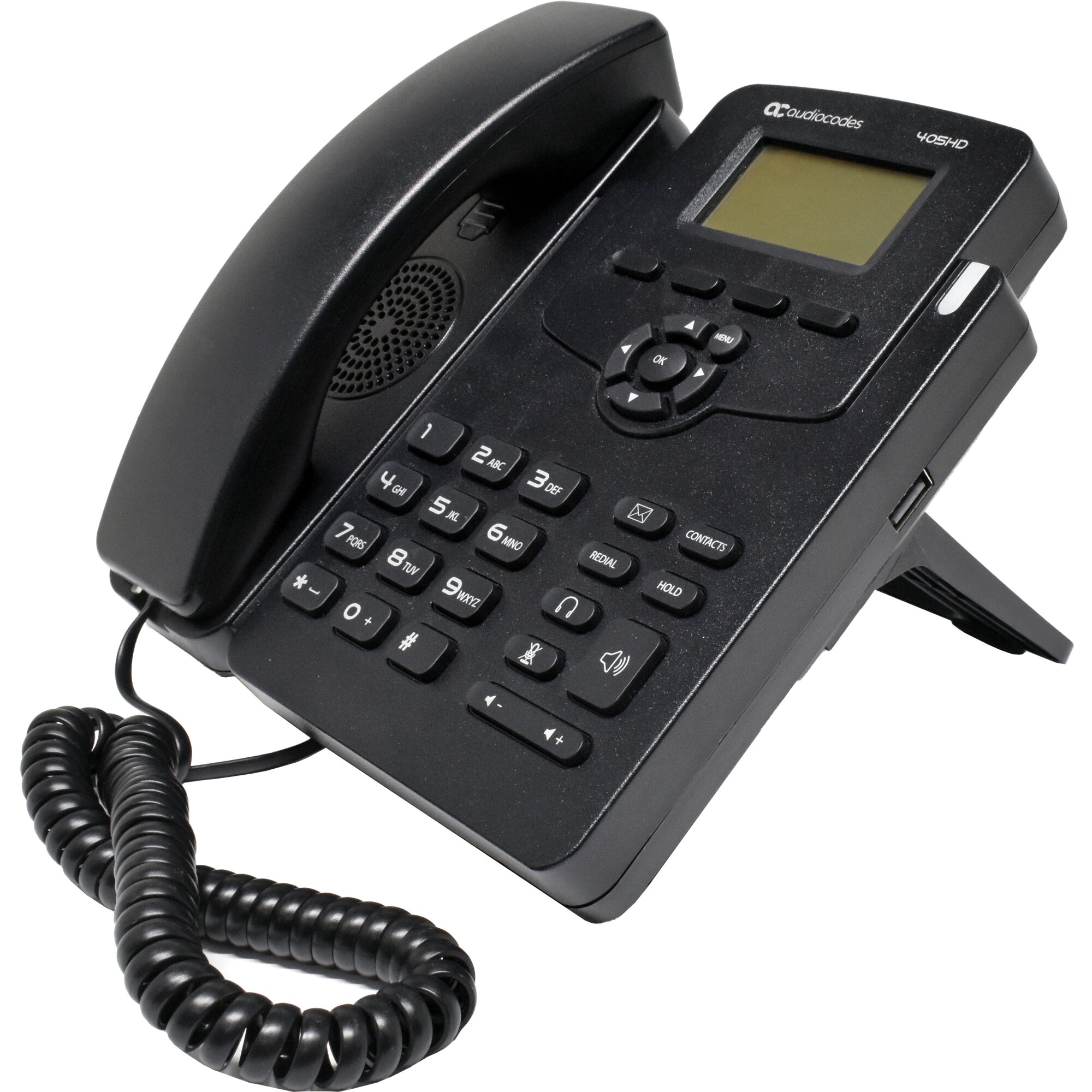 Audiocodes 405HD IP Phone black PoE Systemtelefon GGWV00597 LCD Display Audiocodes 405HD IP Phone black PoE Systemtelefon GGWV00597 LCD Display