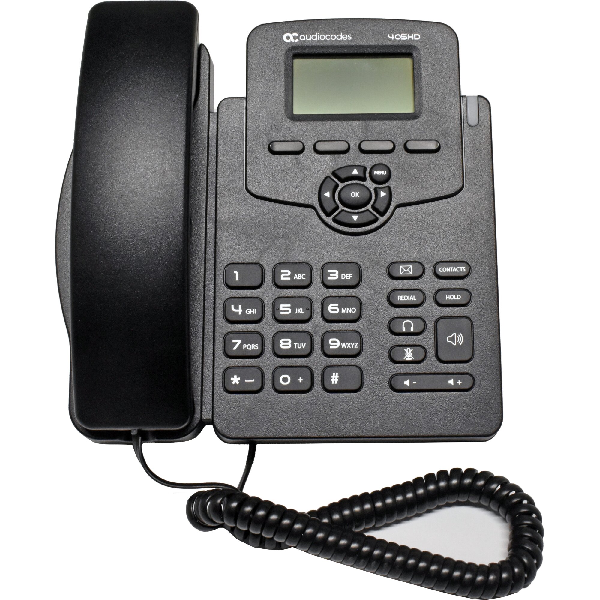 Audiocodes 405HD IP Phone black PoE Systemtelefon GGWV00597 LCD Display ...