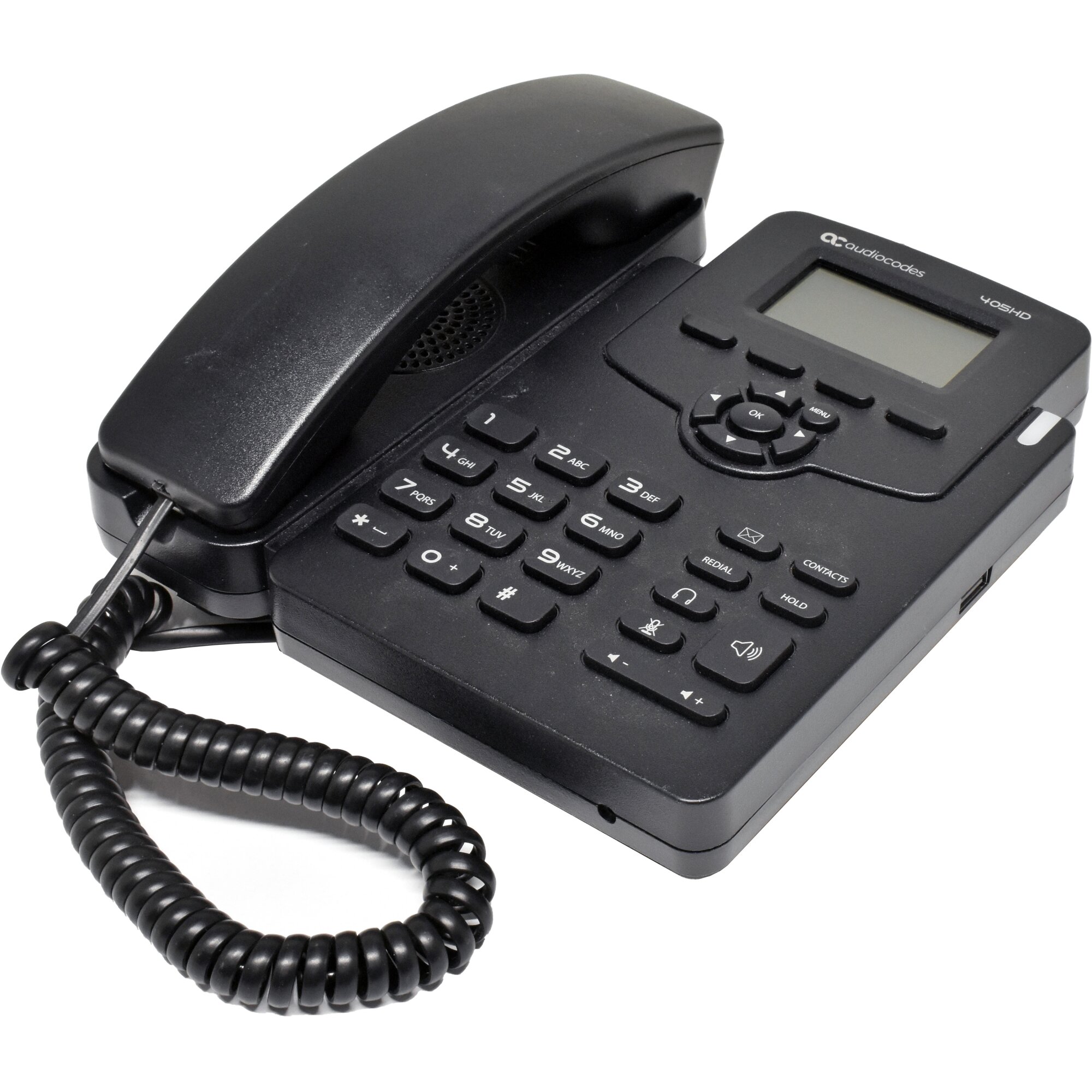 Audiocodes 405HD IP Phone black PoE Systemtelefon GGWV00597 LCD Display ...