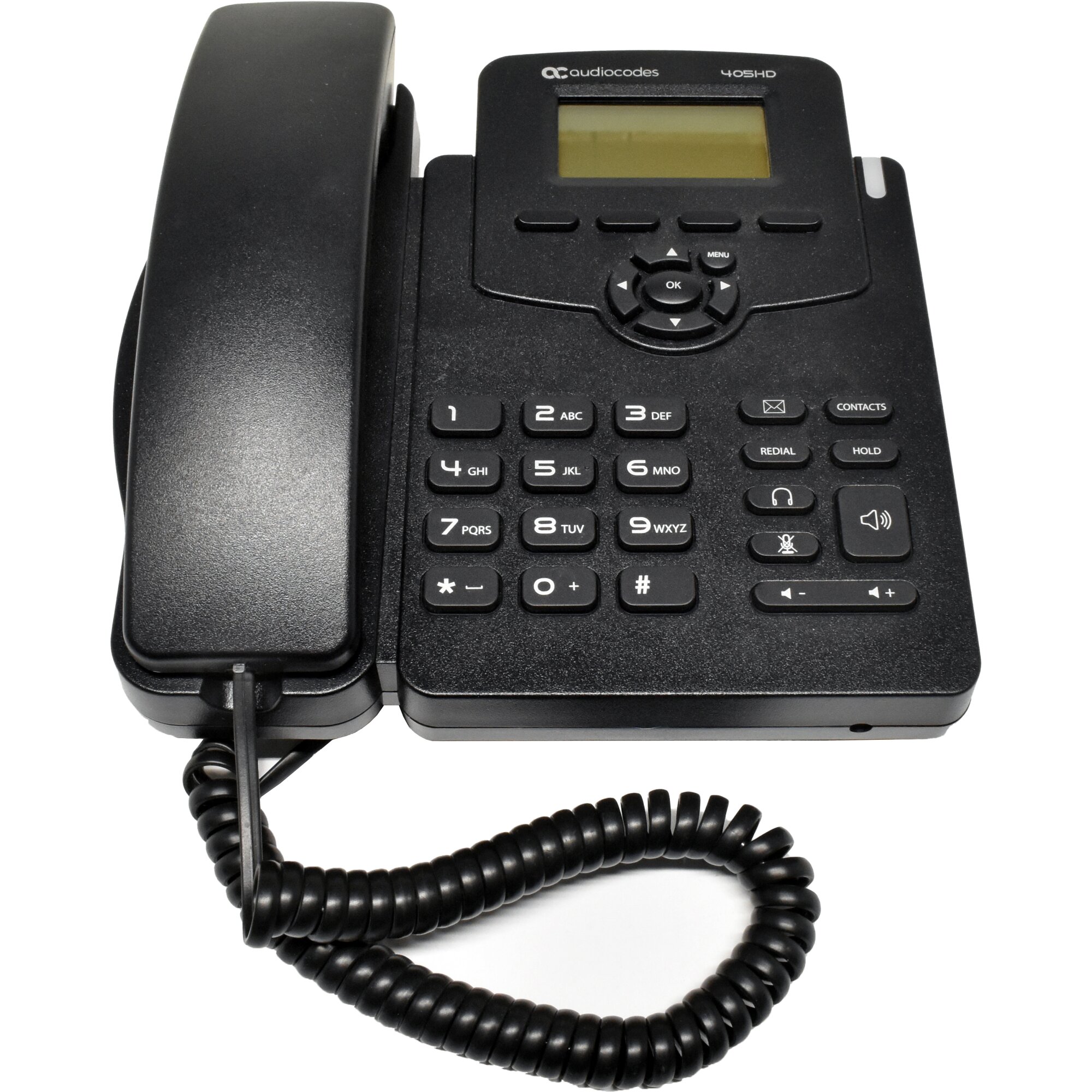 Audiocodes 405HD IP Phone black PoE Systemtelefon GGWV00597 LCD Display ...