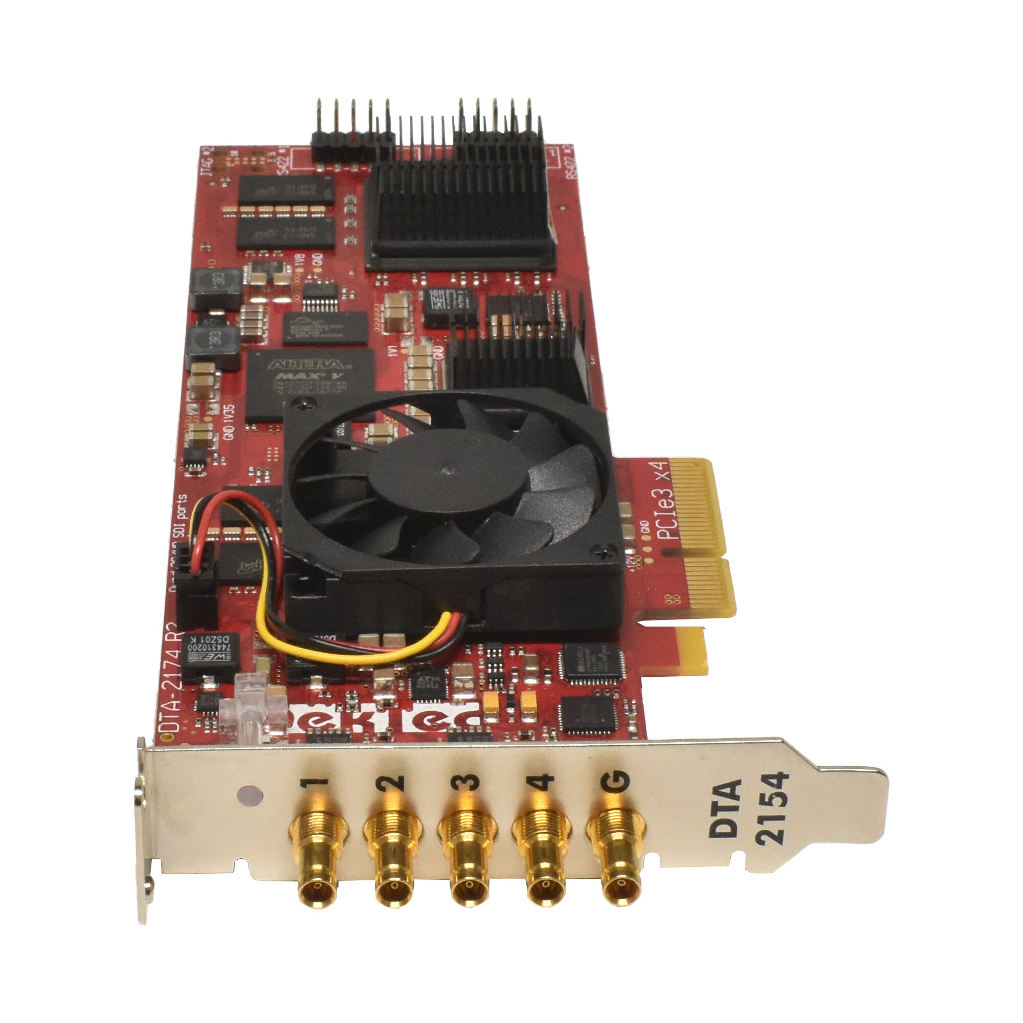 DekTec DTA-2174 R2 Quad 3G / HD SD / ASI Ports for PCle LP - Piospartslap