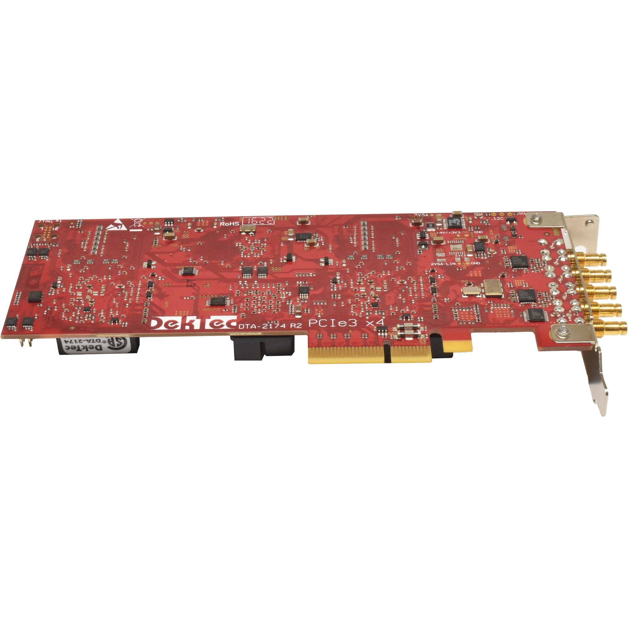 DekTec DTA-2174 R2 Quad 3G / HD SD / ASI Ports for PCle LP - Piospartslap