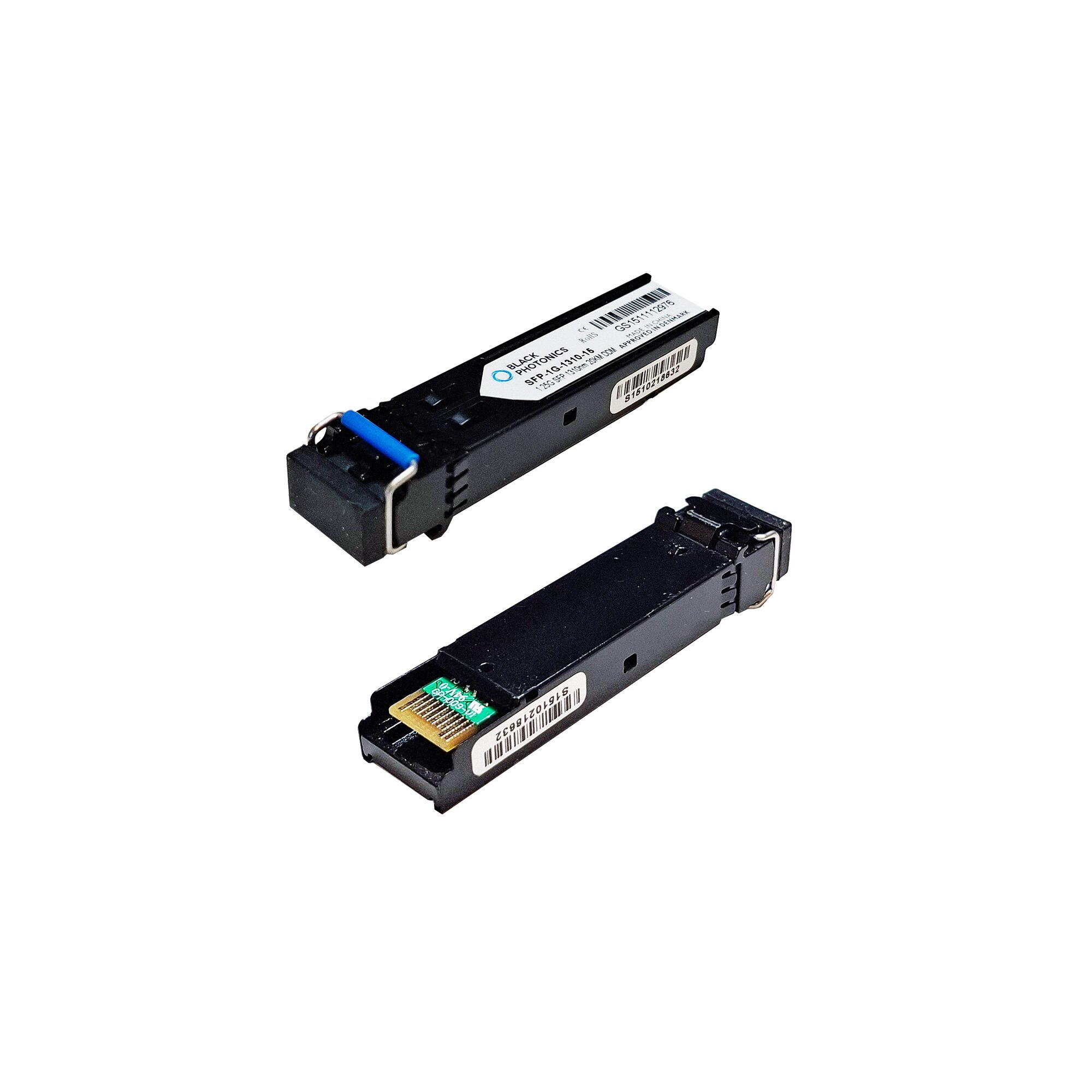 Black Photonics SFP-1G-1310-15 1.25G 1310nm 20km SMF DDM FC Transceiver ...