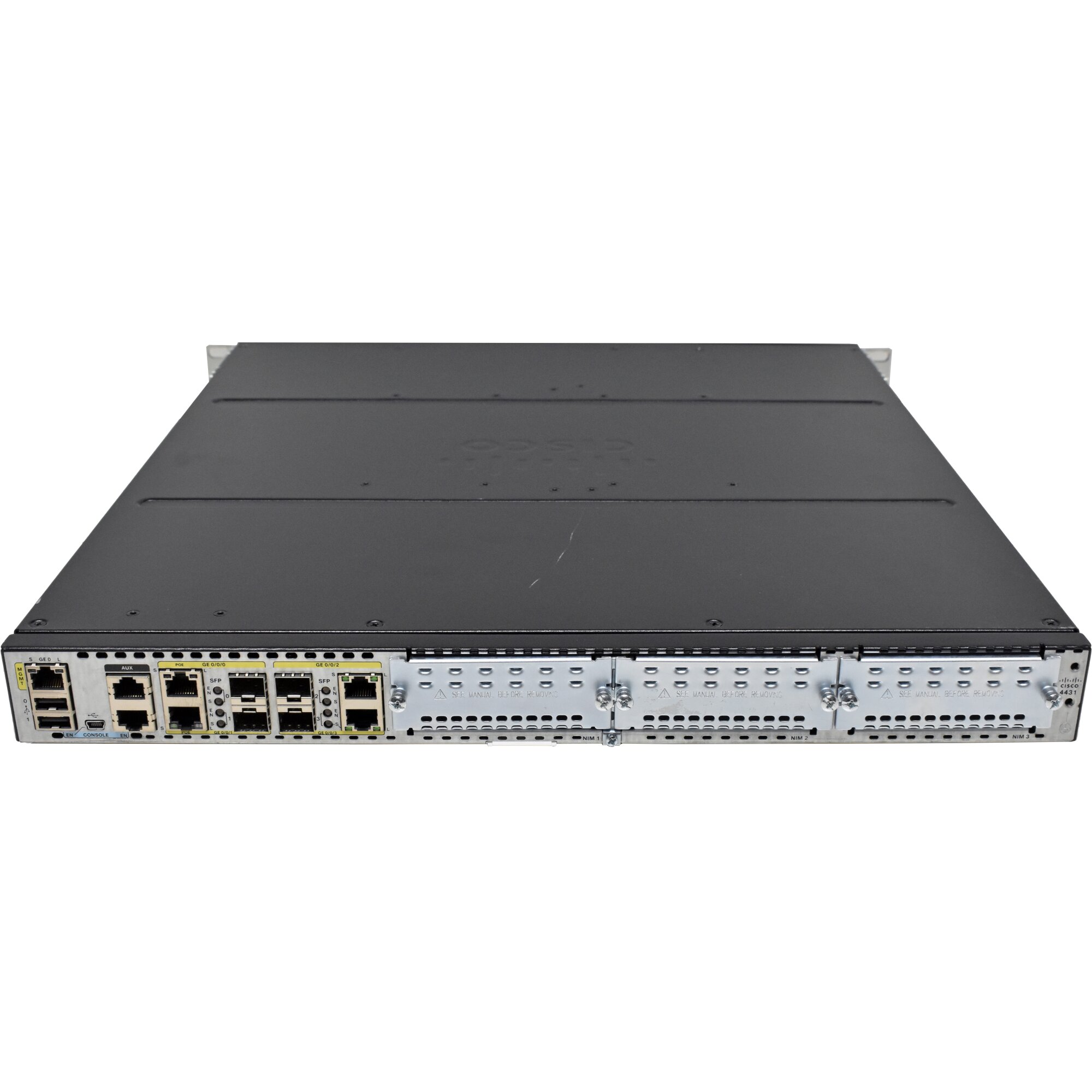 Cisco 4400 Series ISR4431/K9 GE Integrated Services Router +Rack Ears ...