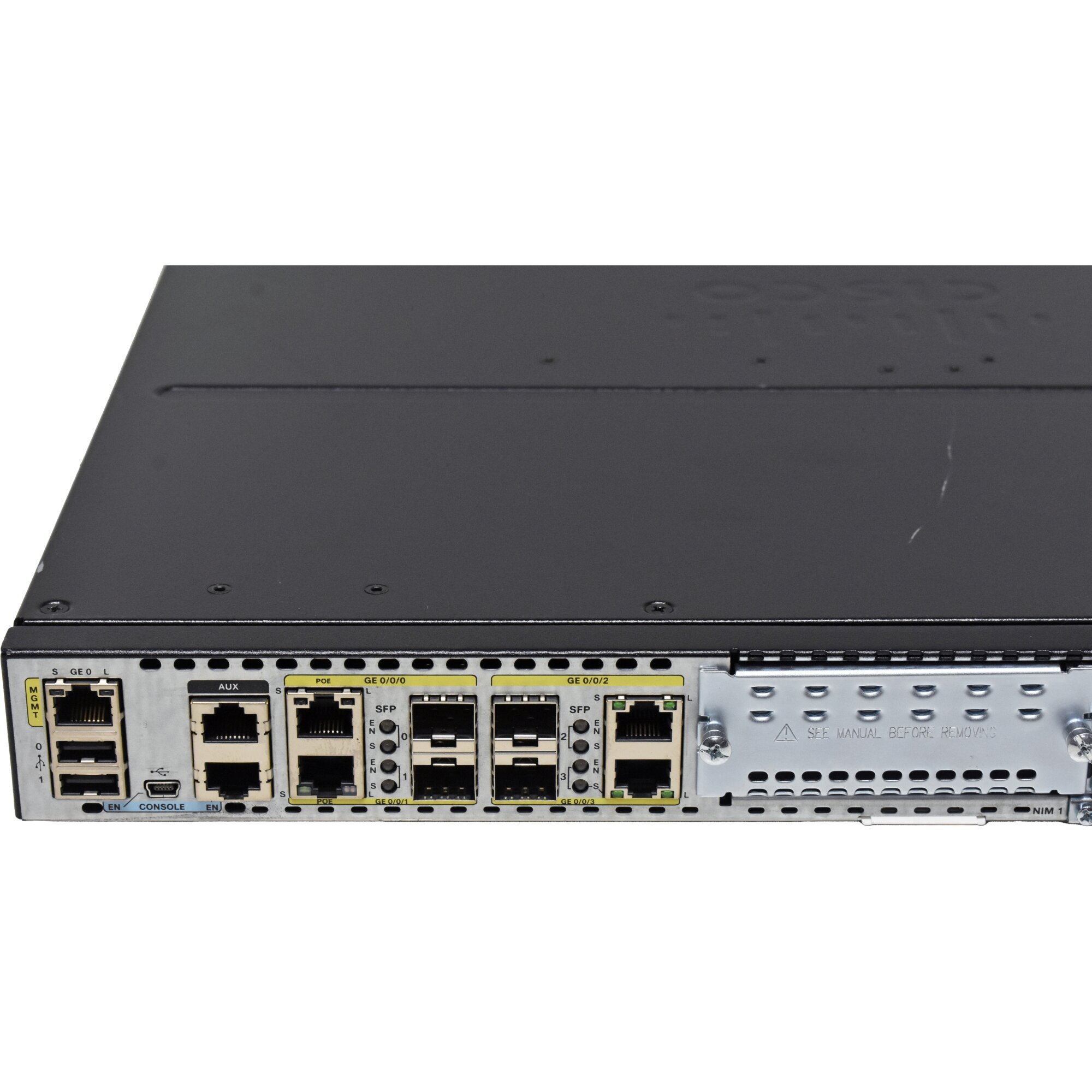 Cisco 4400 Series ISR4431/K9 GE Integrated Services Router +Rack Ears ...