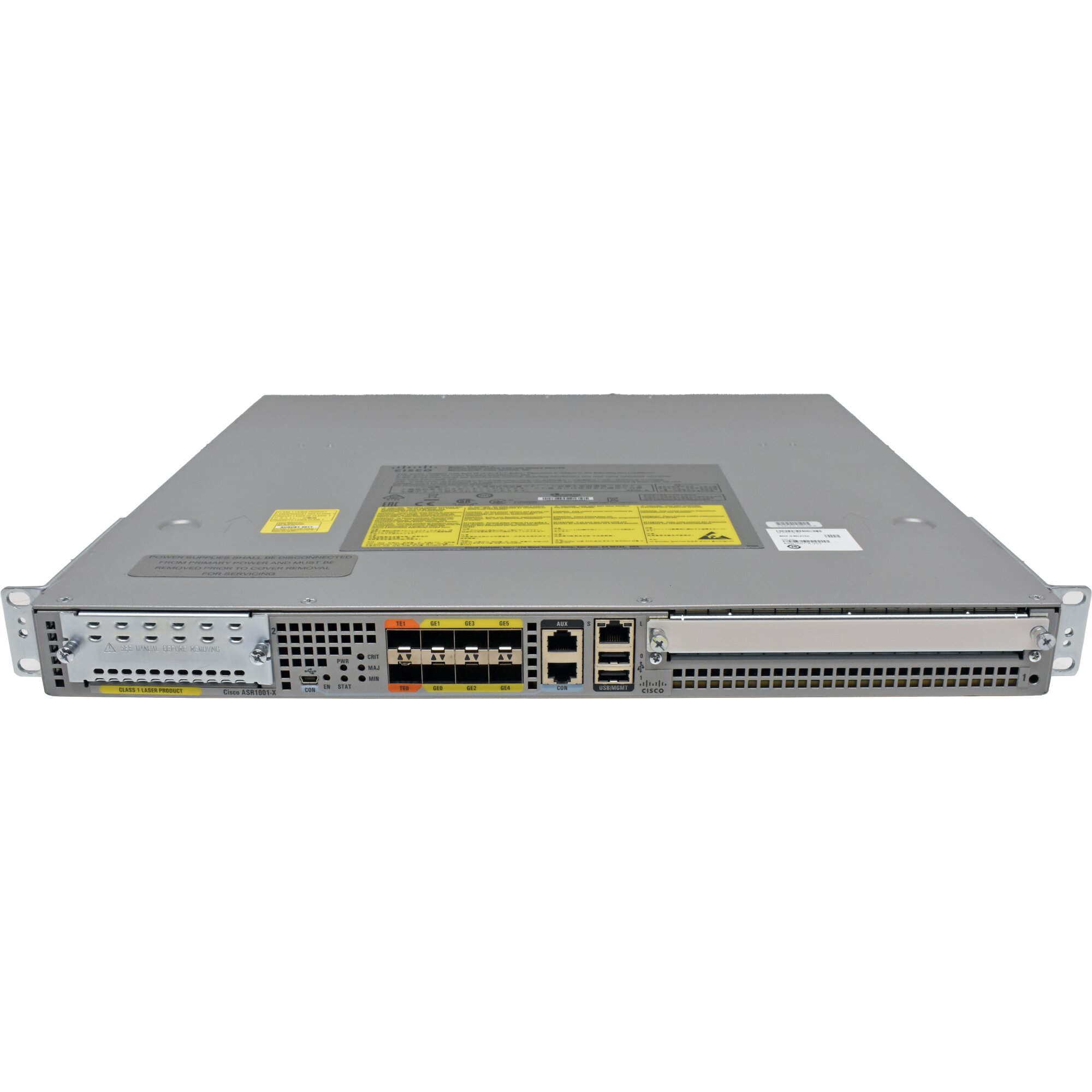 Server Aggregation Router Cisco ASR1001-X 68-4703-0 6-Port 1G SFP Aggregation Services Router 2x ...