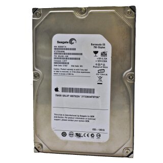Seagate Barracuda ES 750GB 3,5" PATA/IDE HDD Model: ST3750640NA  P/N: 98L048-045