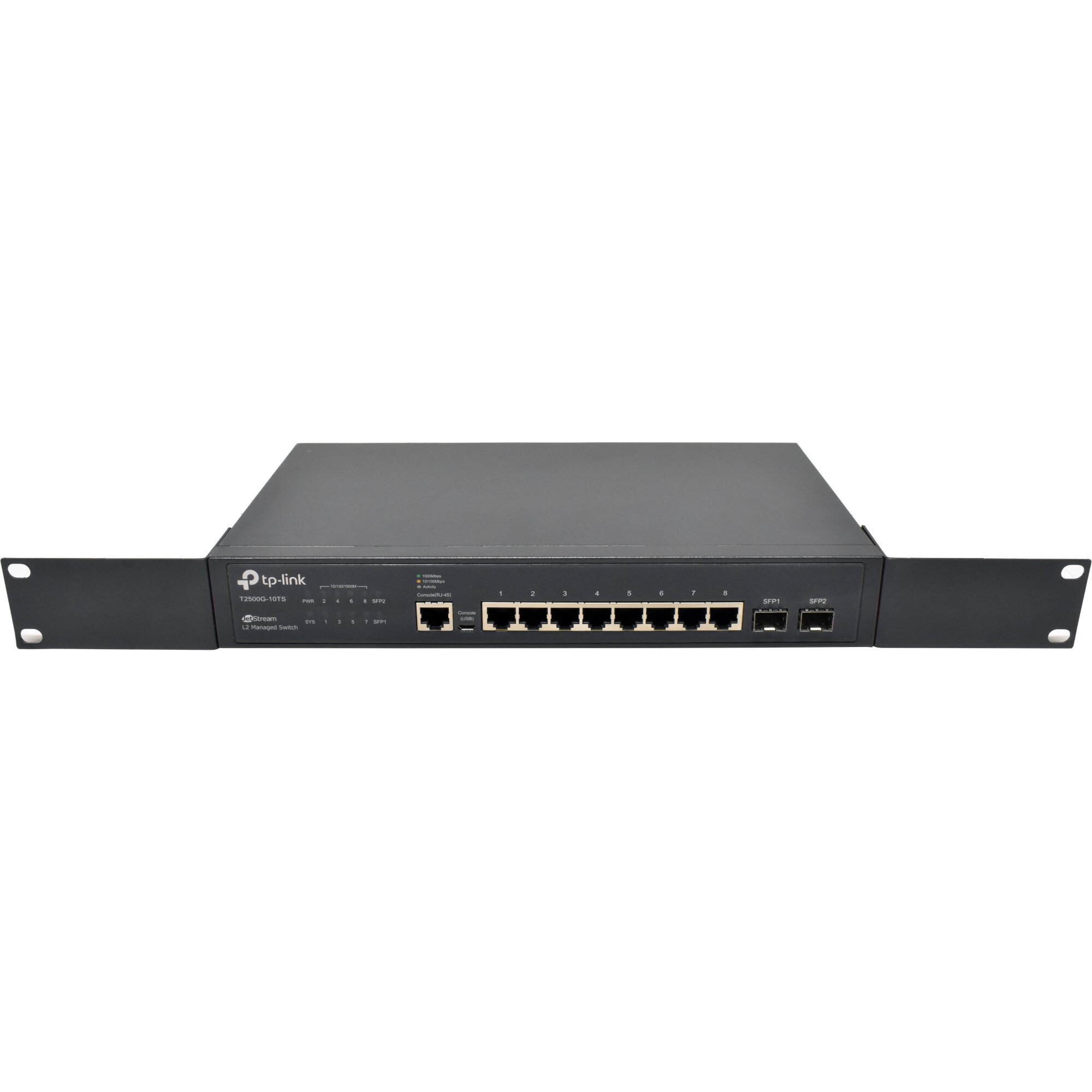 Sfp Fuel Rack TP-Link T2500G-10TS (TL-SG3210) JetStream 8-Port RJ-45 GE L2 Managed ...