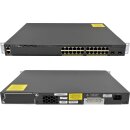 Cisco WS-C2960X-24PD-L 24-Port PoE+ RJ-45 GE Switch 2x 10G SFP+ Rack Ears