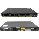 Cisco WS-C2960X-48FPS-L 48-Port PoE+ RJ-45 GE Switch 4x SFP +C2960X-STACK +Rack Ears