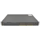 Cisco WS-C2960X-24PS-L 24-Port PoE+ GE Switch 4x SFP GE...