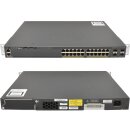 Cisco WS-C2960X-24PS-L 24-Port PoE+ GE Switch 4x SFP GE +Rack Ears