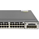 Cisco Catalyst WS-C3750X-48T-L 48-Port RJ-45 GE Switch +Module C3KX-NM-10G 2x PSU