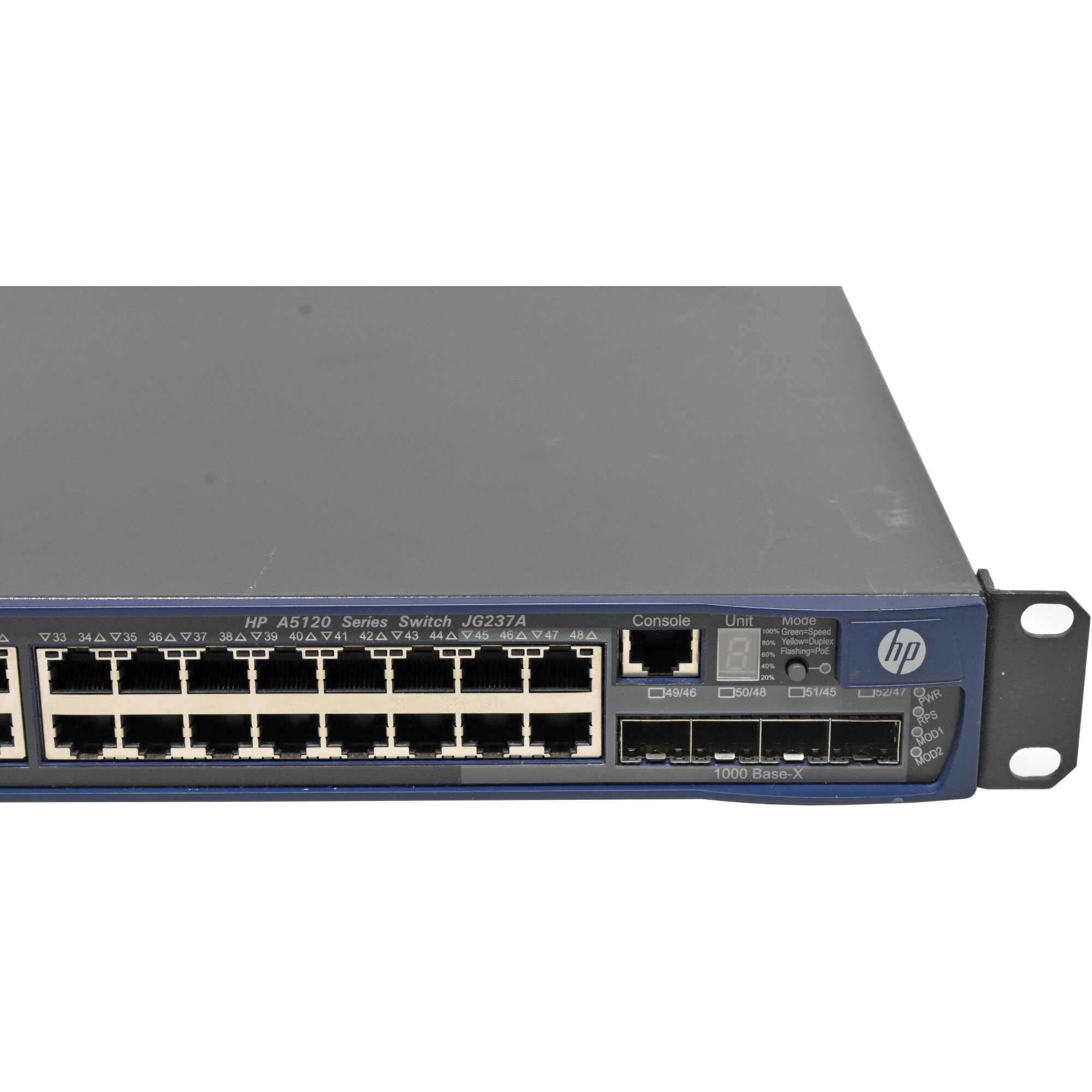 Sfp Fuel Rack HP A5120-48G-PoE+ EI JG237A 48-Port RJ-45 GE Switch 4x SFP 2x Module ...