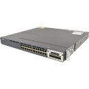 Cisco WS-C3560X-24P-S 24-Port PoE+ RJ-45 GE 1x PSU +...