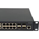 Aerohive AH-SR2324P 24-Port PoE+ RJ-45 GE Switch 4x 10G SFP+ Rack Ears