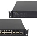 Aerohive AH-SR2324P 24-Port PoE+ RJ-45 GE Switch 4x 10G SFP+ Rack Ears