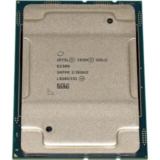 Intel Xeon Gold Processor 6230N 20-Core 2.30 GHz 27.5 MB Cache SRFPR FCLGA3647