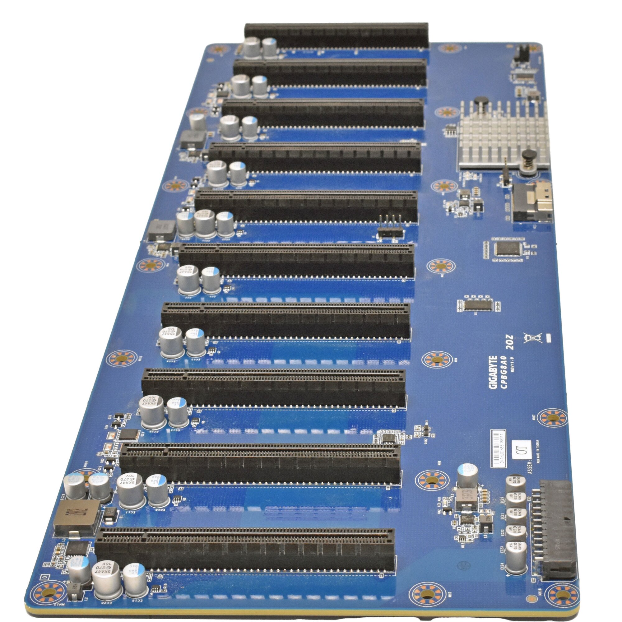 GIGABYTE Backplane CPBG8A0 2OZ REV 1.0 10x PCIe x16 Riser Board ...