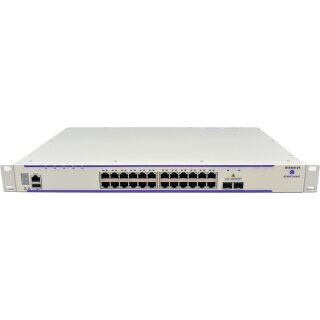 Alcatel-Lucent OS6450-P24 903173-90 24-Port PoE RJ-45 GE Switch 2xSFP+ 10G Modul OS6450-XNI-U2 +Rack Ears