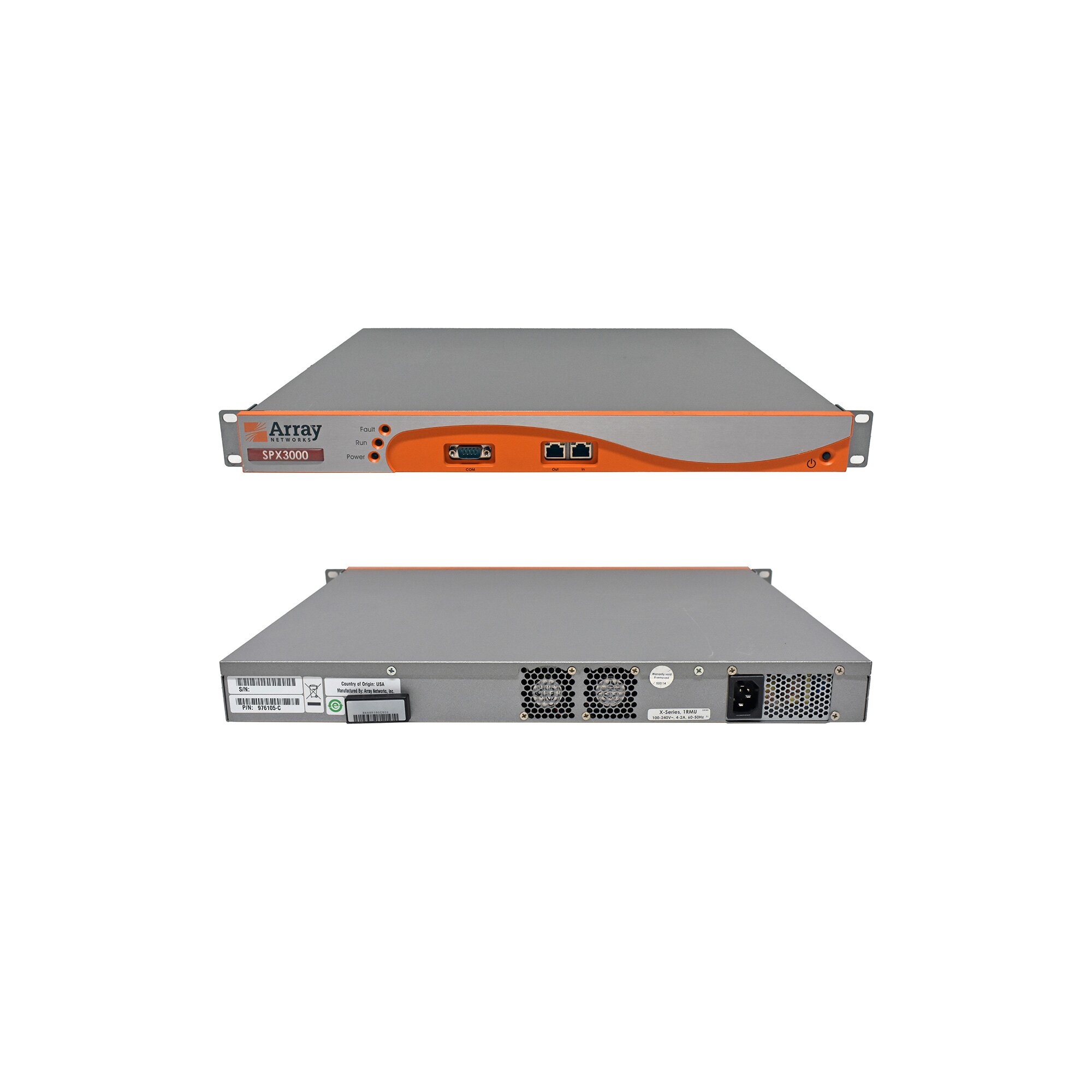 Array Networks SPX3000 976105-C Universal Access Controller + Rack Ears ...
