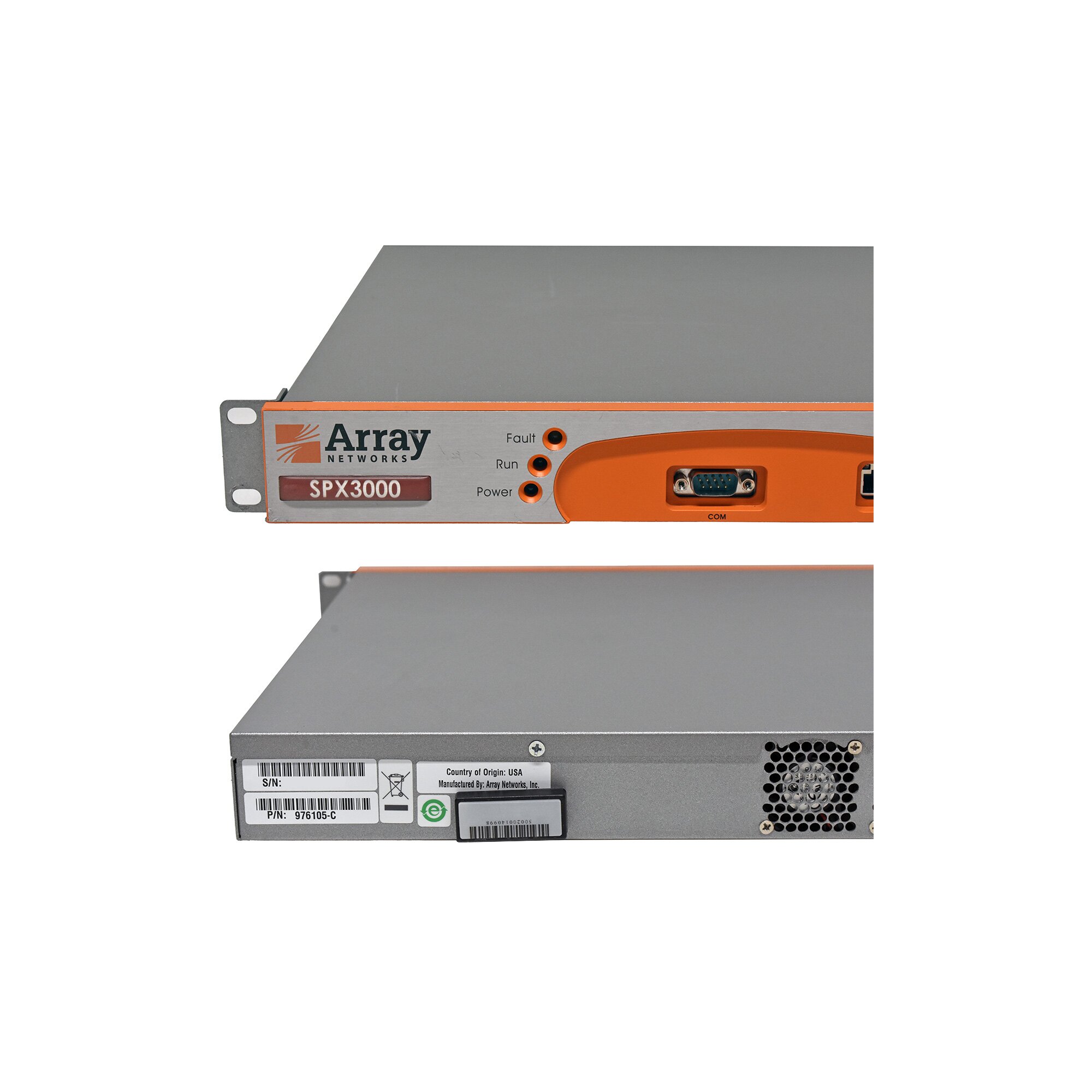 Array Networks SPX3000 976105-C Universal Access Controller + Rack Ears ...
