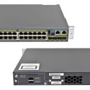 Cisco Catalyst WS-C2960S-48LPS-L 48-Port RJ-45 PoE GE Switch 4x SFP +Stack Module +Rack Ears