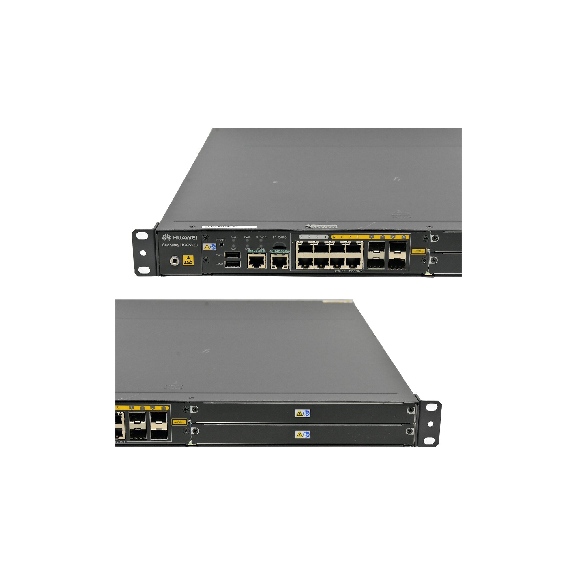 Sfp Fuel Rack Huawei Secoway USG5530-S 8-Port RJ-45 GE Security Gateway 4x 1G SFP 2x ...