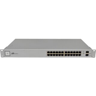 Ubiquiti UniFi Switch 24 US-24 25W 24-Port Gigabit Ethernet Switch 2x 1G SFP +Rack Ears
