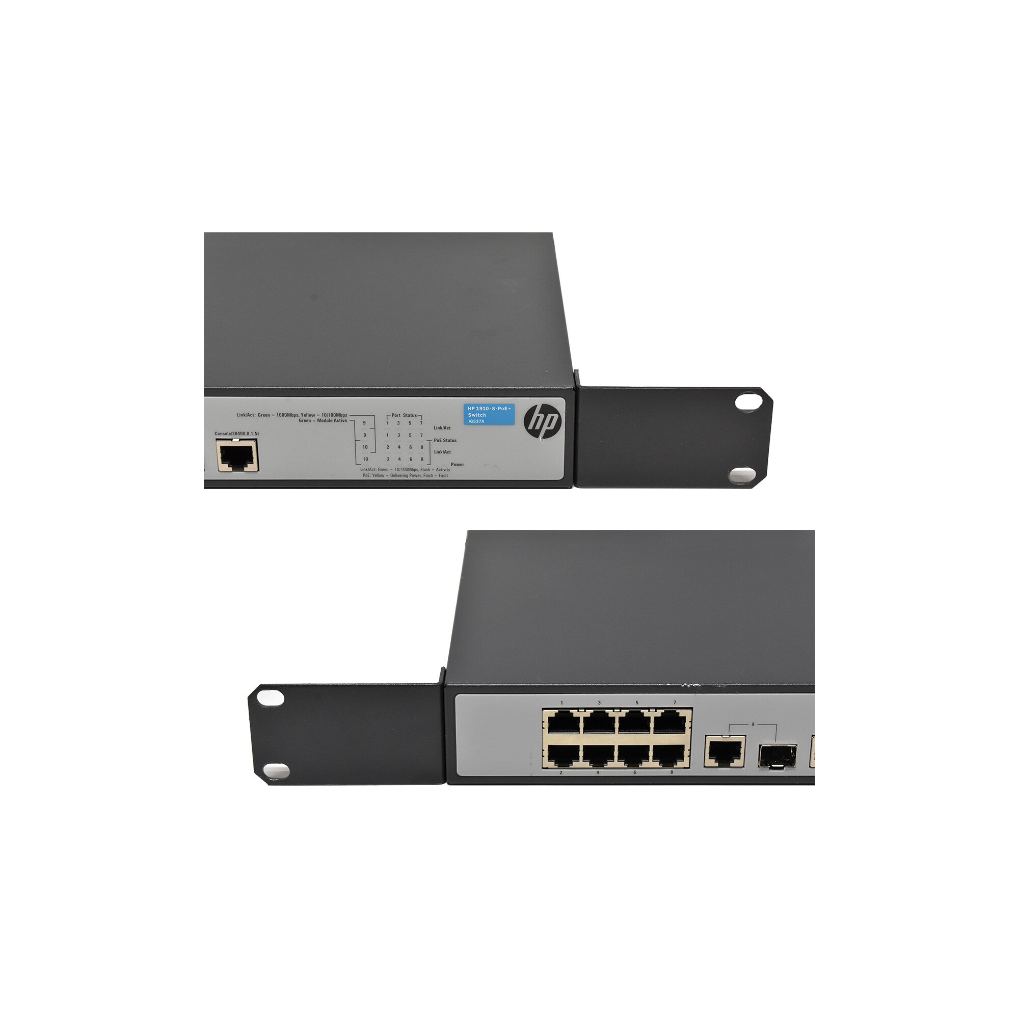 Sfp Fuel Rack HP 1910-8-PoE+ JG537A 8-Port RJ-45 100 Mbps PoE+ Switch 2x 1G RJ-45 2x ...