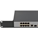HP 1910-8-PoE+ JG537A 8-Port RJ-45 100 Mbps PoE+ Switch 2x 1G RJ-45 2x 1G SFP +Rack Ears