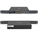 HP Aruba 2530-8G J9774A 8-Port RJ-45 PoE+ GE Switch 2x 1G RJ-45 2x 1G SFP no PSU +Rack Ears