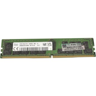 HP Skhynix 32GB 2Rx4 PC4-3200AA-RB2 Server RAM ECC DDR4 HMA84GR7DJR4N-XN P03052-091