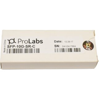 Cisco Compatible ProLabs GBIC SFP-10G-SR-C 10Gb SFP+ 850nm 300m LC Transceiver NEU