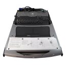 Dell PowerEdge Rack Console 15FP KVM 0G6325 15" DE Keyboard +Rack Rails