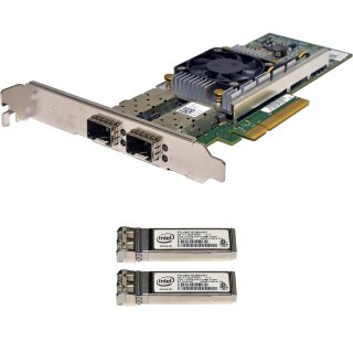 DELL BroadCom 57810S Netzwerk Karte 2x10GbE Port PCIe 0Y40PH Y40PH+ 2x GBIC FP