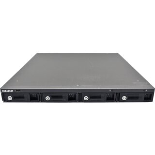 QNAP TS-421U 4-Bay NAS Server Marvell 2.0 GHz 1GB DDR3 RAM no HDDs