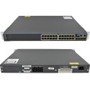 Cisco Catalyst WS-C2960S-24PS-L 24-Port PoE+ GE Switch 4x SFP Rack Ears