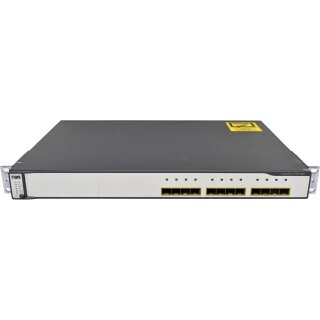 Cisco Catalyst WS-C3750G-12S-S 12 Ports SFP Ethernet Switch Rack Ears