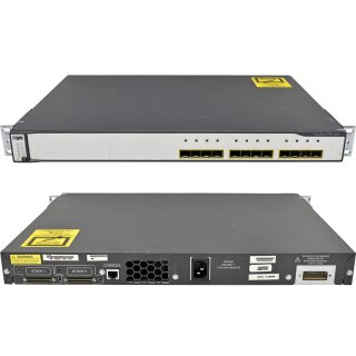 Cisco Catalyst WS-C3750G-12S-S 12 Ports SFP Ethernet Switch Rack Ears ...
