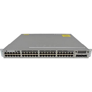 Cisco Catalyst WS-C3850-48U-S 48-Port UPoE GE Switch + Module C3850-NM-4-1G 1x PSU Rack Ears