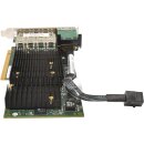 EMC Emulex LightPulse LPE16304-M-E 4-Port SFP+ 10/16GB FC Adapter LP + 4x GBICs