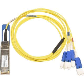 Delta QSFP-100GB4FDRB 1.8m 100G PSM4 QSFP+ auf 4x 25G duplex LC Cable