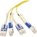 Delta QSFP-100GB4FDRB 1.8m 100G PSM4 QSFP+ auf 4x 25G duplex LC Cable