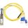 Delta QSFP-100GB4FDRB 1.8m 100G PSM4 QSFP+ auf 4x 25G duplex LC Cable