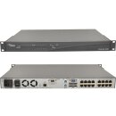 Fujitsu s3-1621 16-Port RJ-45 RS-232 KVM Switch Rack Ears