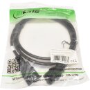 InLine 1.8m C14-C13 16632 Netzkabel schwarz / black NEU