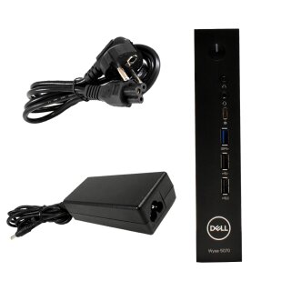 Dell Wyse 5070 Thin Client J4105 1.5GHz CPU 8GB PC4 64GB SSD PWS