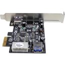 Sunrich U-720 2-Port USB 3.0 PCIe x1 Adapter Card for Fujitsu Primergy TX150 FP